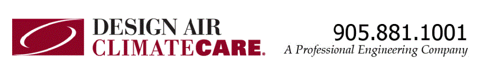 Design Air ClimateCare 140 Doncaster Ave. Unit 8 Thornhill, ON L3T 1L3 - Phone: (905) 881-1001